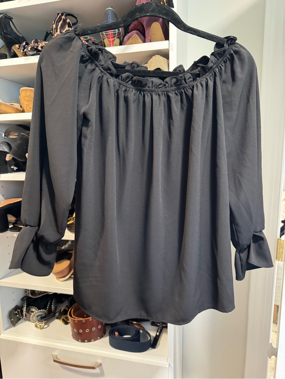 Lulus “All In Good Fun” Off-the-Shoulder Top